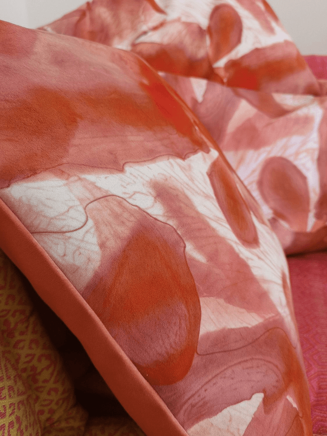 Coussin GINGER PINK velour